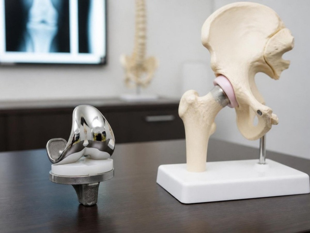 Knee implant and hip joint model, joint replacement in Vanasthalipuram